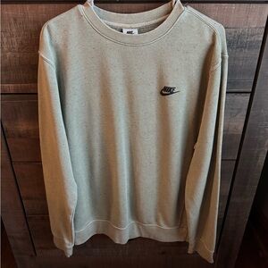 Nike recycled polyester green sweatshirt